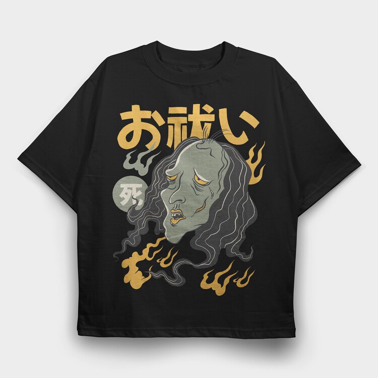 Ghosts Yurei, Tricou Oversize Barbati (Unisex)