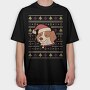 Cute Dog Ugly Sweater, Tricou Oversize Barbati (Unisex)