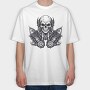 Skull Engineer, Tricou Oversize Barbati (Unisex)