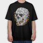 Skull of Cats, Tricou Oversize Barbati (Unisex)