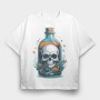 Skull Poison, Tricou Oversize Barbati (Unisex)