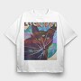 Broken Glass Luckiest, Tricou Oversize Barbati (Unisex)