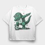 Dabbing Trex, Tricou Oversize Barbati (Unisex)