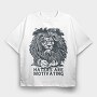 Lion Haters Are Motivating, Tricou Oversize Barbati (Unisex)