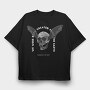 Skull Vampire, Tricou Oversize Barbati (Unisex)