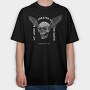 Skull Vampire, Tricou Oversize Barbati (Unisex)