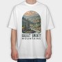 Great Smoky Mountains, Tricou Oversize Barbati (Unisex)