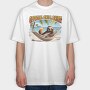 Sloth Chill Shirt, Tricou Oversize Barbati (Unisex)