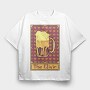 Pixelart Tarot Card the Elixir, Tricou Oversize Barbati (Unisex)