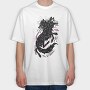 Dark Wolf Skull, Tricou Oversize Barbati (Unisex)