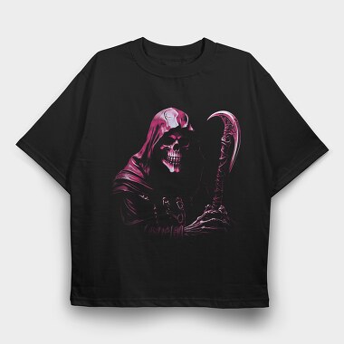 Grimreaper Graphic, Tricou Oversize Barbati (Unisex)