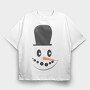 Snow Man Face 6, Tricou Oversize Barbati (Unisex)