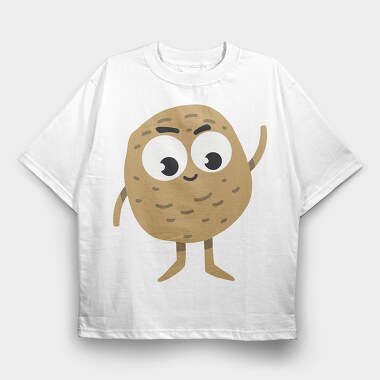 Potato, Tricou Oversize Barbati (Unisex)