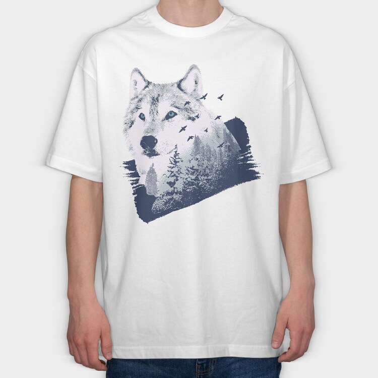 Wold Forest, Tricou Oversize Barbati (Unisex)