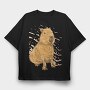 Capybara Realistic, Tricou Oversize Barbati (Unisex)