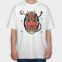 Devil Girl, Tricou Oversize Barbati (Unisex)