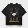 Professional Gaming Camper, Tricou Oversize Barbati (Unisex)