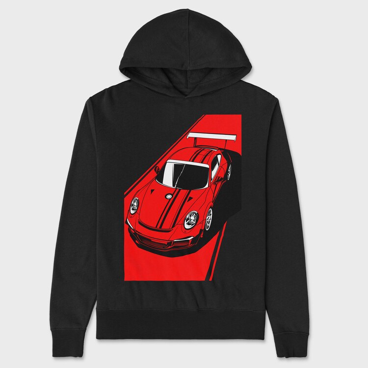 Porsche Gt3 Rs, Hanorac Oversize Barbati (Unisex)