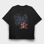 Magic Coffe Dragon, Tricou Oversize Barbati (Unisex)