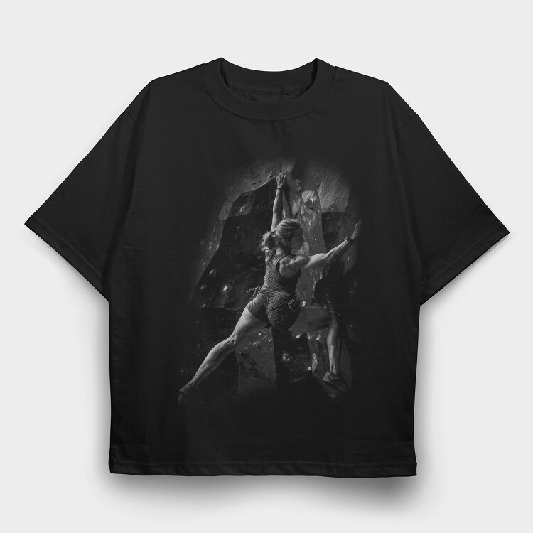 Woman Boulder, Tricou Oversize Barbati (Unisex)