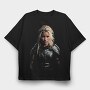 Woman Warrior, Tricou Oversize Barbati (Unisex)