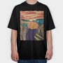 Pumpkin Scream, Tricou Oversize Barbati (Unisex)