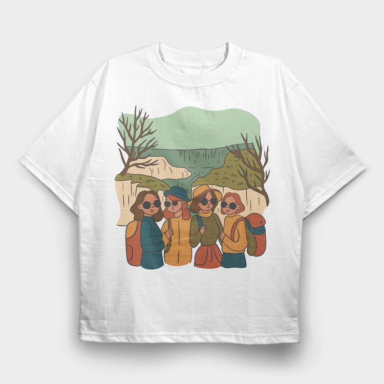 Women Travel, Tricou Oversize Barbati (Unisex)