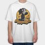 Puppy Love Retro, Tricou Oversize Barbati (Unisex)