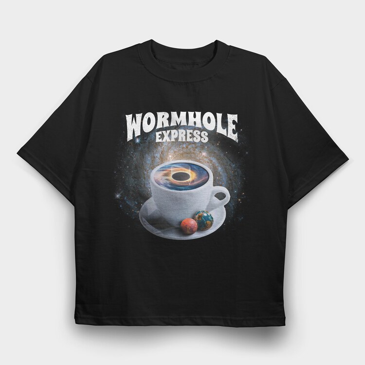 Wormhole Express, Tricou Oversize Barbati (Unisex)