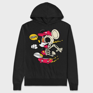 Crazy Mickey, Hanorac Oversize Barbati (Unisex)