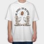 Me Myself and My Coffee, Tricou Oversize Barbati (Unisex)