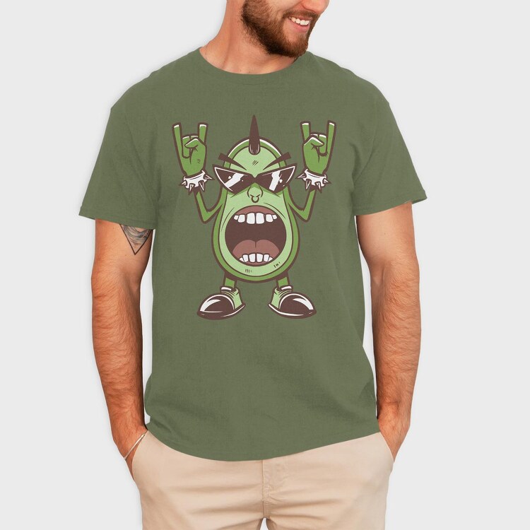 Metalavocado, Tricou Barbati (Unisex)