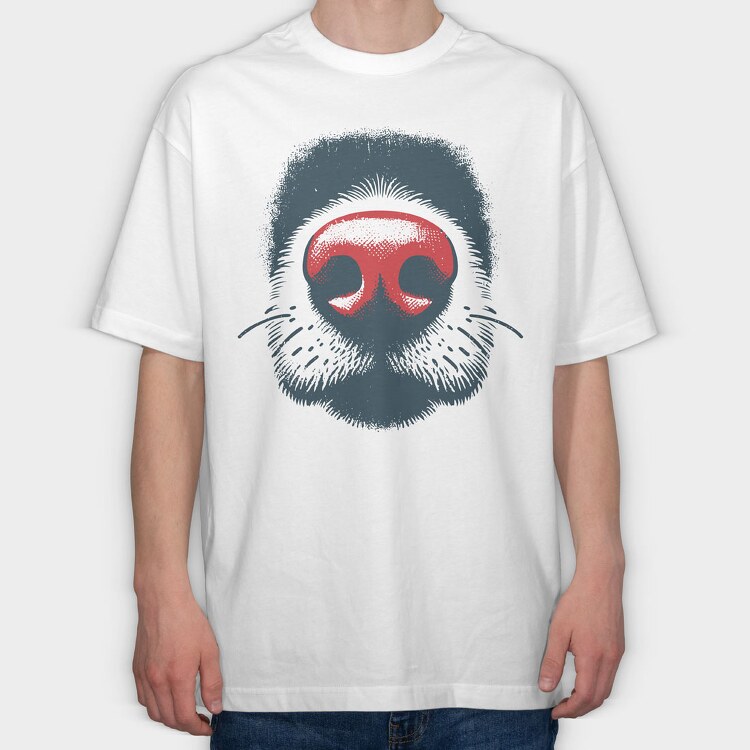 Dog Nose, Tricou Oversize Barbati (Unisex)