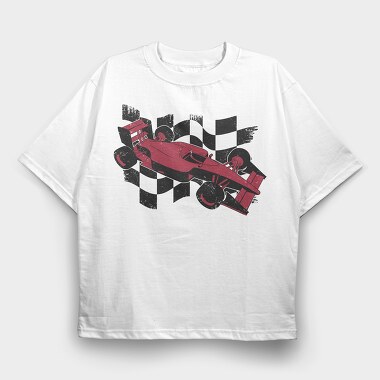 Racing Car, Tricou Oversize Barbati (Unisex)