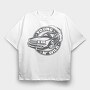Young N Wild Car, Tricou Oversize Barbati (Unisex)