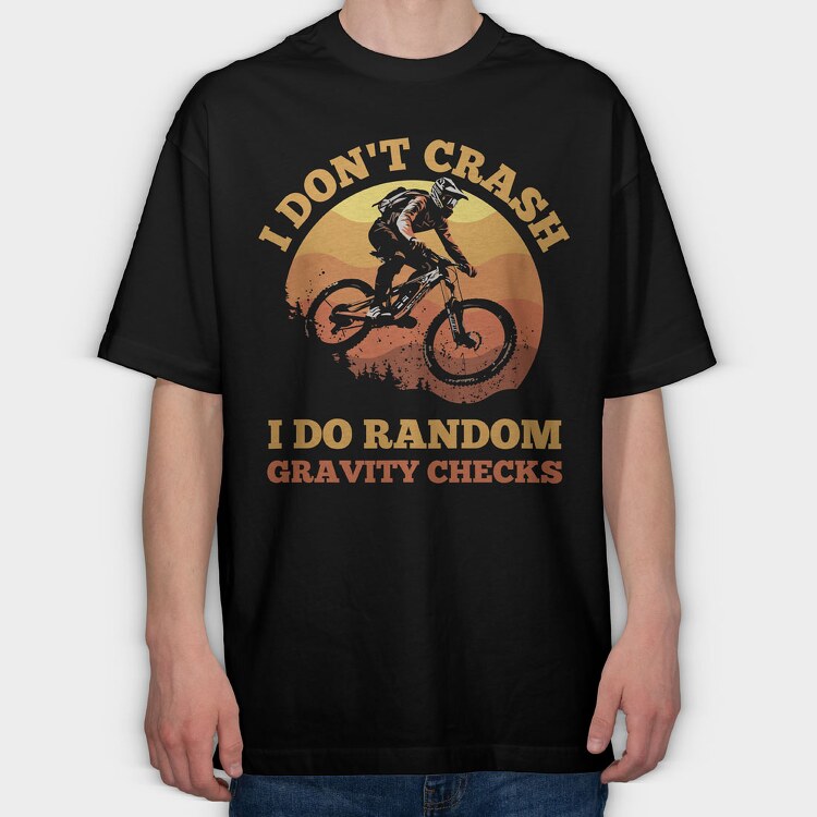 Random Gavity Checks, Tricou Oversize Barbati (Unisex)