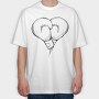 Heart Gloves Box, Tricou Oversize Barbati (Unisex)
