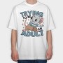 Rat Trying to Be an Adult, Tricou Oversize Barbati (Unisex)