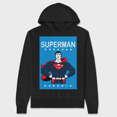 Superman 9, Hanorac Oversize Barbati (Unisex)