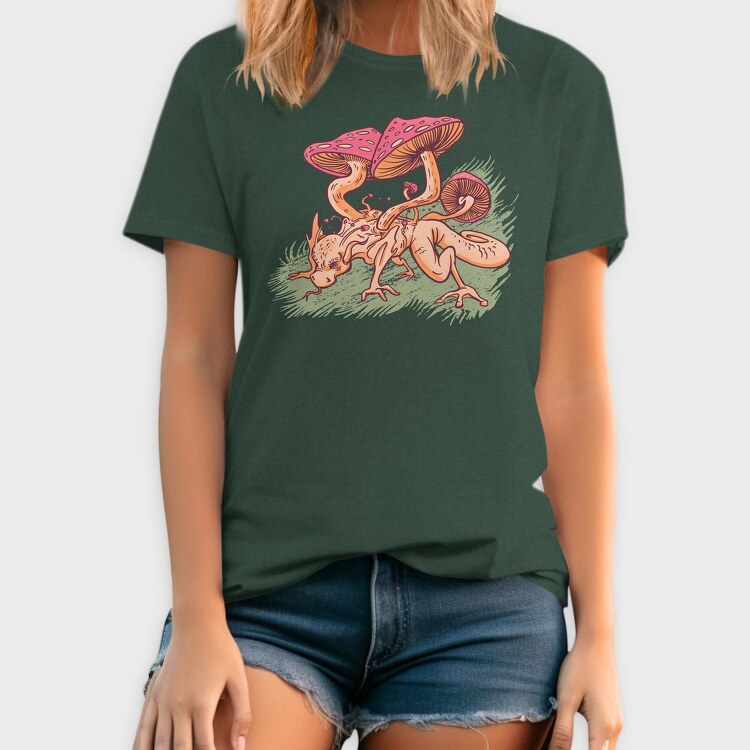 Mushroom Dragon, Tricou Barbati (Unisex)