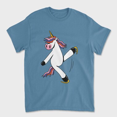 Unicorn Ice Skating, Tricou Barbati (Unisex)