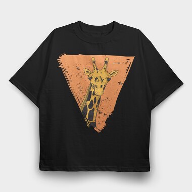 Giraffe Cool, Tricou Oversize Barbati (Unisex)