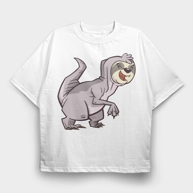 Sloth, Tricou Oversize Barbati (Unisex)