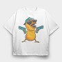 Chicken Guns, Tricou Oversize Barbati (Unisex)