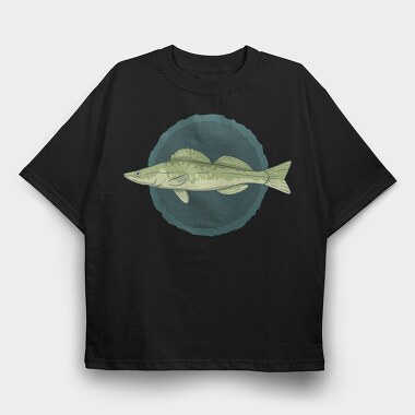 Fish, Tricou Oversize Barbati (Unisex)