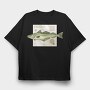 Pollock Fish, Tricou Oversize Barbati (Unisex)