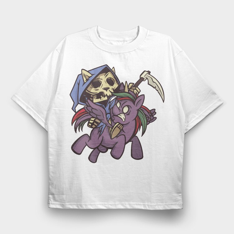 Apocalypse Cat, Tricou Oversize Barbati (Unisex)