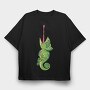 Chameleon, Tricou Oversize Barbati (Unisex)