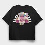 Fat Unicorn, Tricou Oversize Barbati (Unisex)