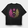 Abstract Wings, Tricou Oversize Barbati (Unisex)